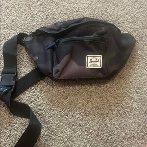 Herschel Supply Company Black Camo Belt Bag